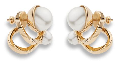 double sided pearl earrings dior|christian dior pearl earrings price.